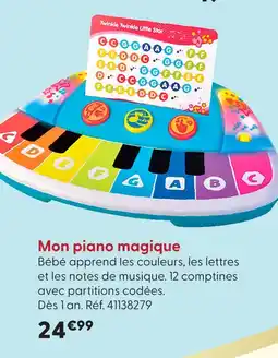 La Grande Récré Mon piano magique offre