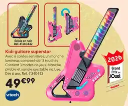 La Grande Récré Vtech kidi guitare superstar noire offre