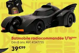 La Grande Récré Batmobile radiocommandée 1/16ème offre
