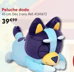 La Grande Récré Bluey peluche dodo offre