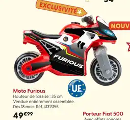 La Grande Récré Furious moto offre