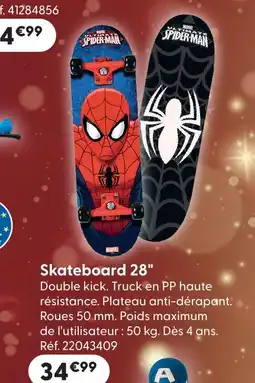 La Grande Récré Marvel skateboard 28 offre