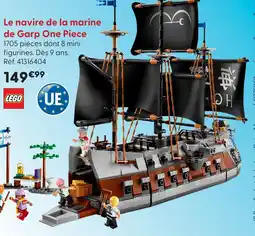 La Grande Récré Lego le navire de la marine de garp one piece offre