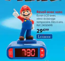 La Grande Récré Lexibook réveil avec sons offre