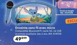 La Grande Récré Enceinte sans fil avec micro offre