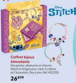 La Grande Récré Disney stitch coffret bijoux étincelants offre