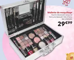 La Grande Récré Mallette de maquillage offre