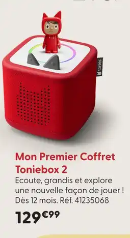 La Grande Récré Mon premier coffret toniebox 2 offre