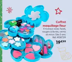 La Grande Récré Coffret maquillage fleur offre