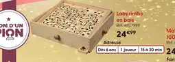 La Grande Récré Labyrinthe en bois offre