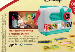 La Grande Récré Clementoni projecteur et conteur d'histoires disney offre