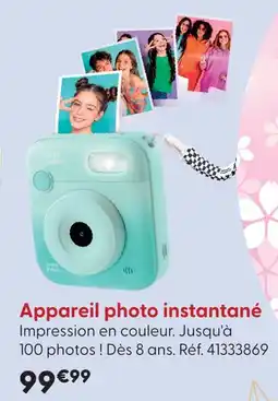 La Grande Récré Appareil photo instantané offre