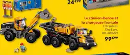 La Grande Récré Lego city le camion-benne et la chargeuse frontale offre
