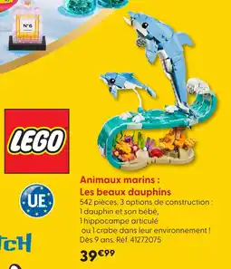 La Grande Récré Lego animaux marins les beaux dauphins offre