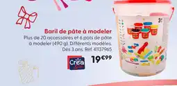 La Grande Récré Crea & cie baril de pâte à modeler offre