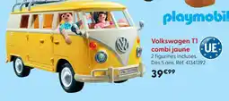 La Grande Récré Playmobil volkswagen t1 combi jaune offre