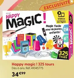 La Grande Récré Happy magic ! 325 tours offre