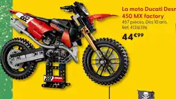 La Grande Récré Technic la moto ducati desmo 450 mx factory offre