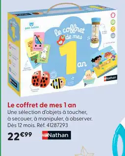 La Grande Récré Nathan le coffret de mes 1 an offre