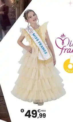 JouéClub Disney princess déguisement robe dorée miss france offre