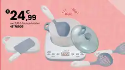 JouéClub Com'les vrais! plaque de cuisson et accessoires offre