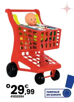JouéClub Chariot garni avec poupon offre