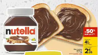 Carrefour Nutella pâte à tartiner offre