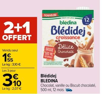 Carrefour Bledina blédidej offre