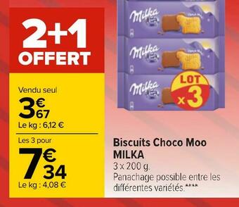 Milka biscuits choco moo