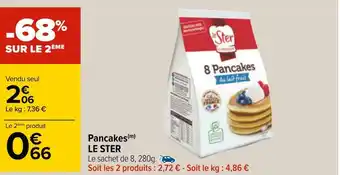 Carrefour Le ster pancakes offre