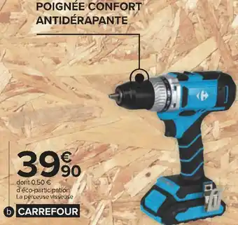 Carrefour Carrefour perceuse visseuse 20v offre