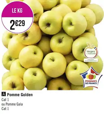 Géant Casino Pomme golden offre