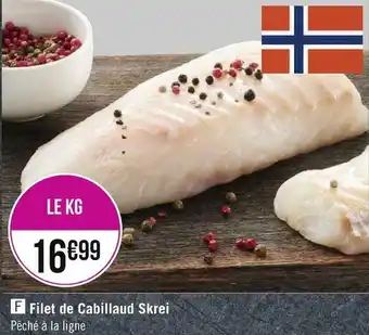 Géant Casino Filet de cabillaud skrei offre