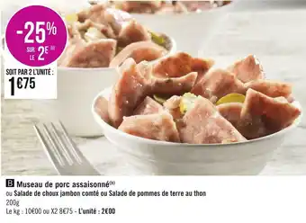 Géant Casino Museau de porc assaisonné offre