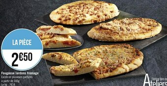 Géant Casino Fougasse lardons fromage offre