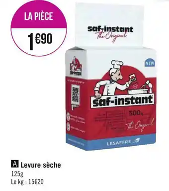 Géant Casino Levure sèche offre