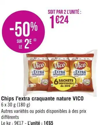 Vico chips l’extra craquante nature