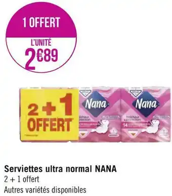 Nana serviettes ultra normal