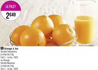Géant Casino Orange à jus offre
