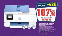 Bureau Vallée HP Envy Photo 7931 offre