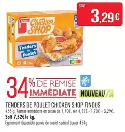 Match Findus Tenders de Poulet offre