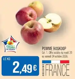 Match POMME BOSKOOP offre