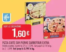 Match Carrefour Extra Pizza cuite sur pierre offre
