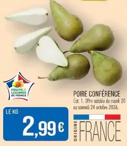 Match POIRE CONFÉRENCE offre