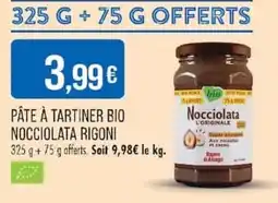 Match RIGONI Pâte à tartiner bio offre