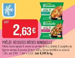 Match Bonduelle Poêlée récoltes rôties offre