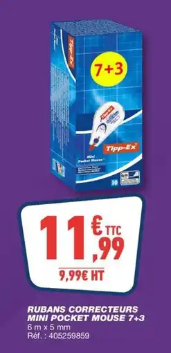 Bureau Vallée Tipp-Ex Rubans correcteurs offre