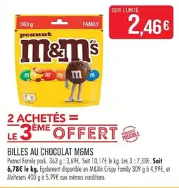 Match M&M'S Peanut offre