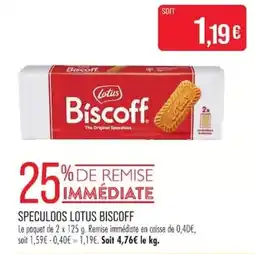 Match Lotus Biscoff offre