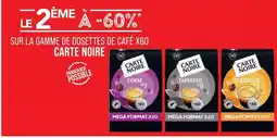 Match Carte noire dosettes de café x60 offre